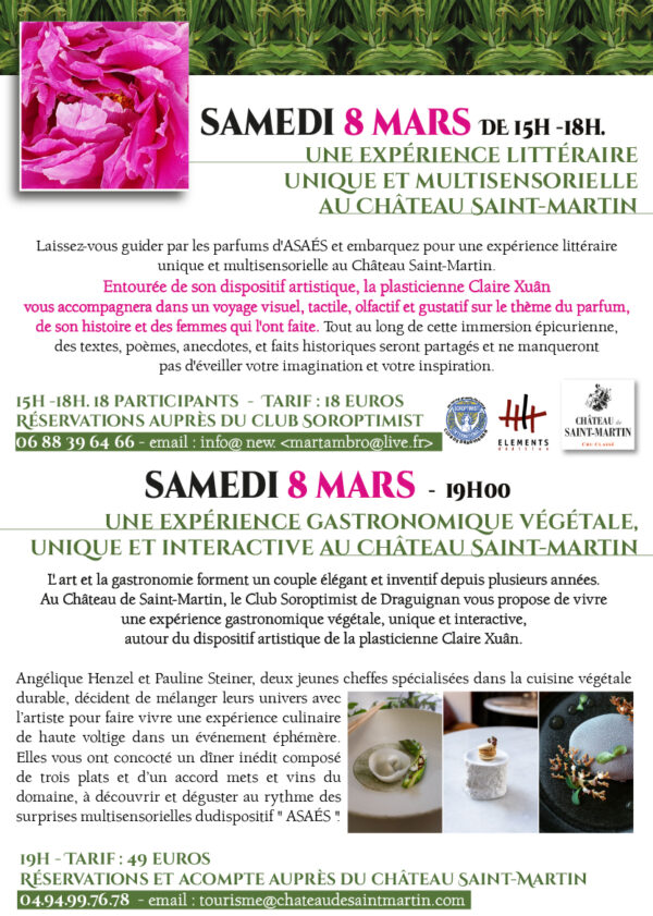 Journée des droits de la femme - Dîner gastronomique végétal